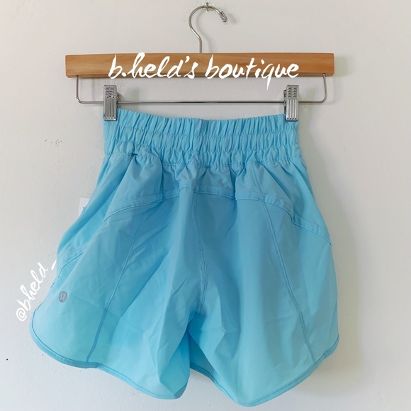 lululemon Track That Mid-Rise Lined Short 5" in Icing Blue Size 2 New NWT - Picture 9 of 12